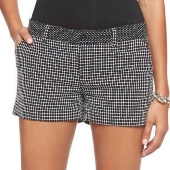 Merona Jacquard Chino Short White Black 16 - Picture 5 of 5